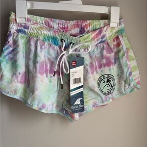 Ocean Blue Tie-Dye surf shorts